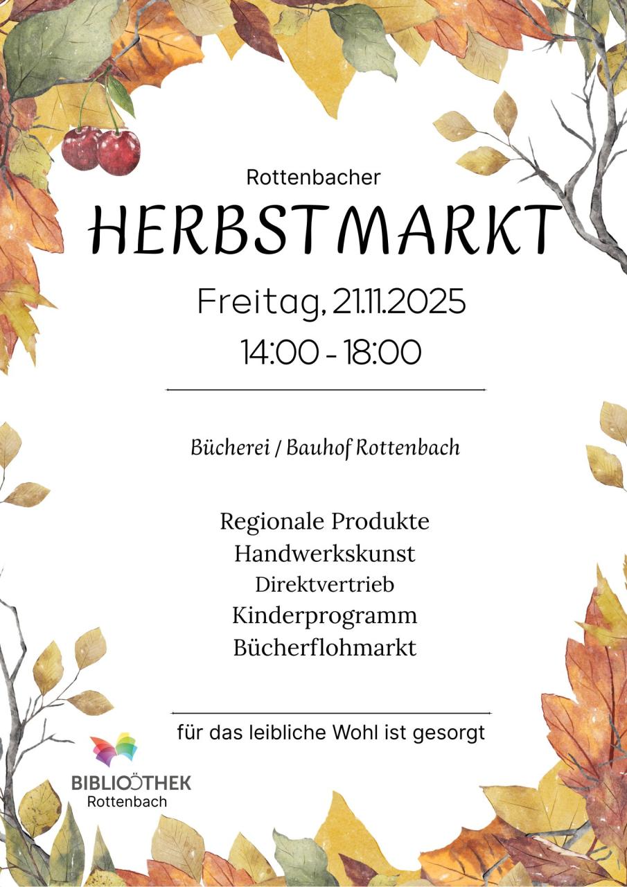 Herbstmarkt-Flyer